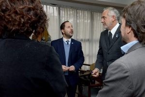 Ministerio de Gobierno,Trabajo y Justicia.Convenio con los Colegios de Abogados y el Notarial de Mendoza.